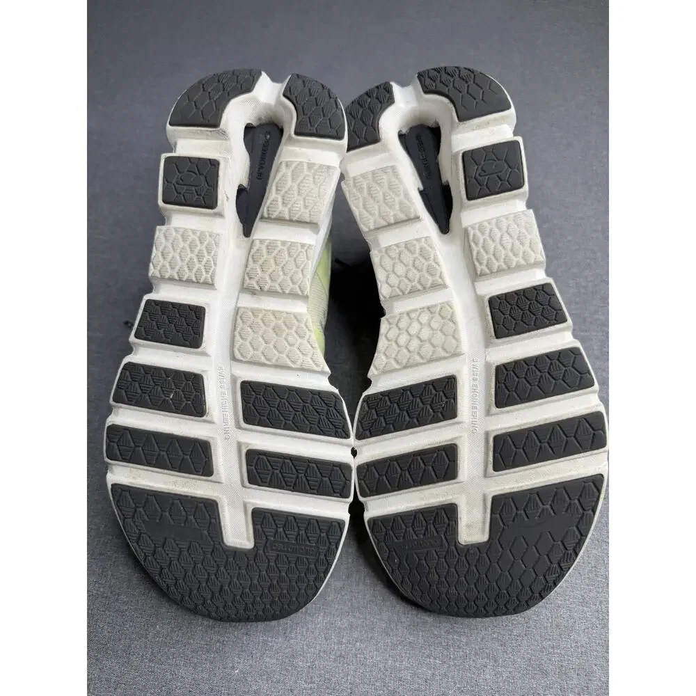 On Cloud Women’s Running Mesh Athletic Sneakers Yellow White Gray 7.5